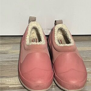 Hunter Kids Pink Slip-On Shoes Sz 3